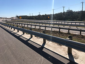 Image of a guardrail