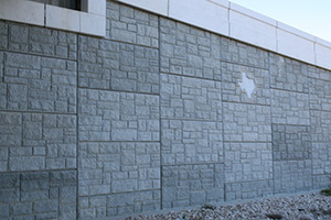 Image of a retaining wall system